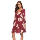 Dress Dress Wholesale Sexy Summer Casual Women Bohemian Dress Floral Dress Chiffon Dress