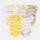 Baby Clothes Baby Clothes Rompers Baby Girls 5-Pack Baby Products Online Snap-up Newborn Baby Clothes