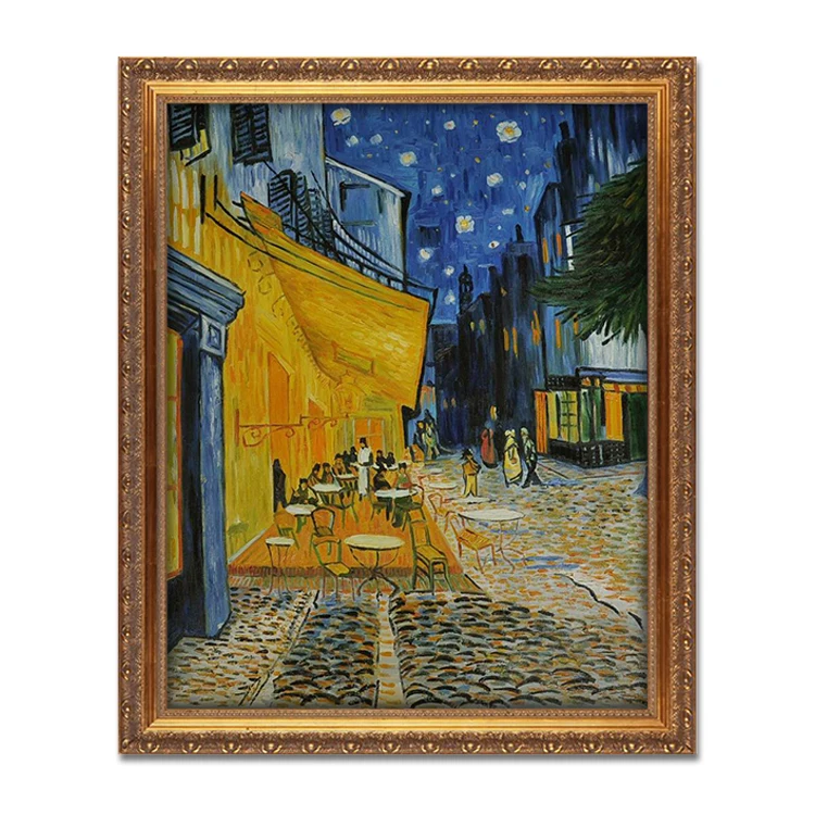 Cafe Terrace At Night Artist Canvas Art Starry Night Oil Painting  Reproductions Hand Painted Famous Vincent Van Gogh Paintings - Buy Famous  Painting Reproduction Famous Paintings Reproduction Oil Paintings  Reproduction Handmade Famous