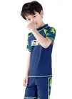 Swimsuits Short Boys 2 Piece Rash Guard Swimsuits Kids Short Sleeve Sunsuit Swimwear Sets