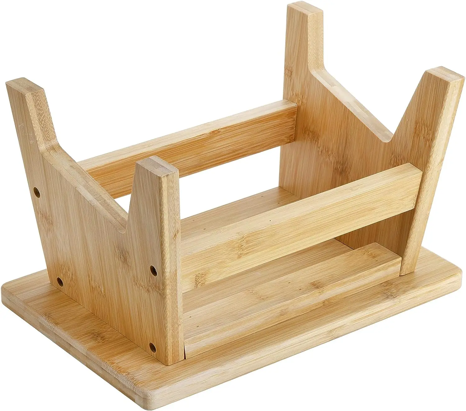 product modern design non slip one step potty training stool portable sturdy bamboo toilet seat for living room-2