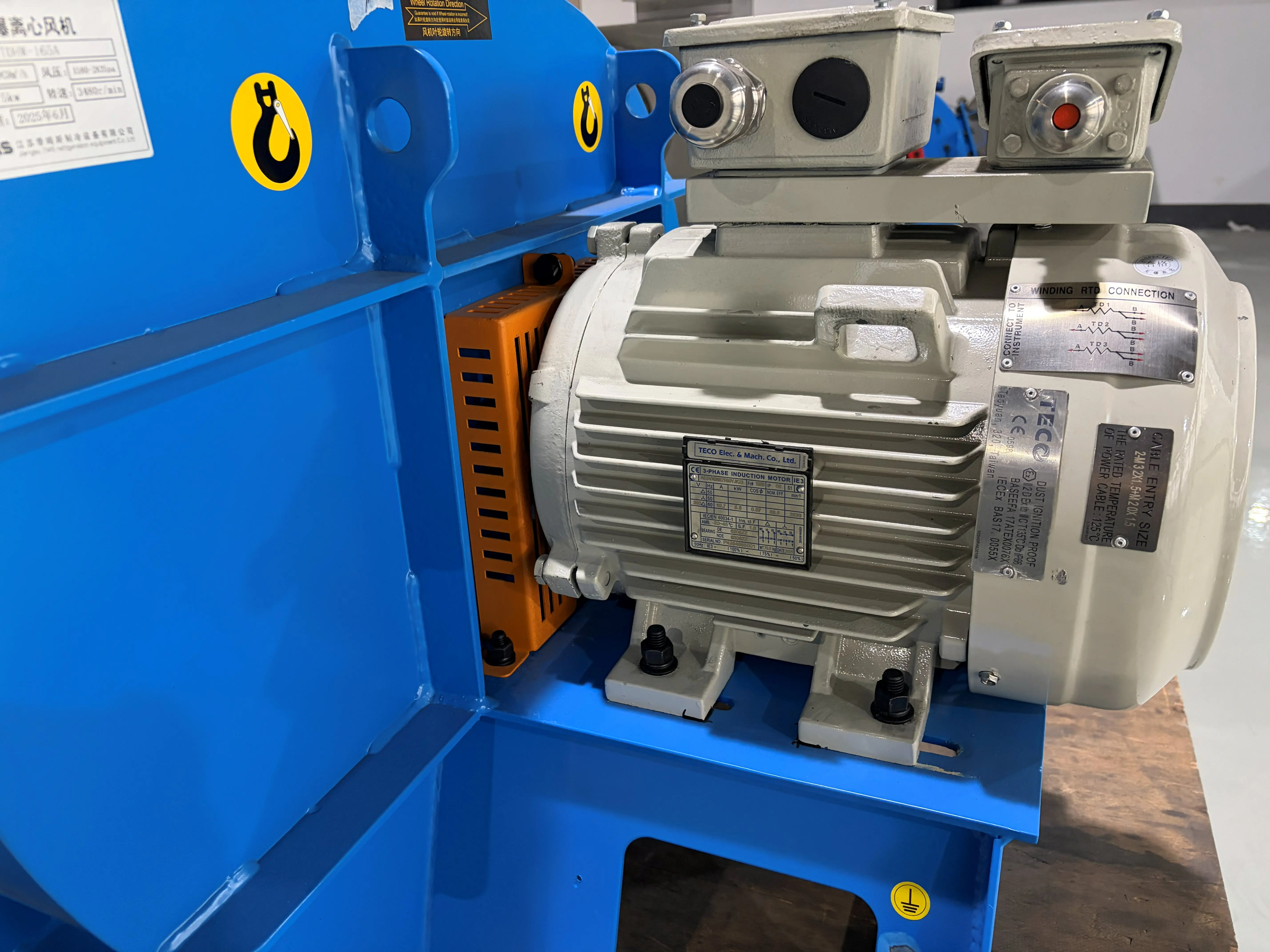 Centrifugal Fan, AC 400V 3P+PE, Stainless Steel - detail 8