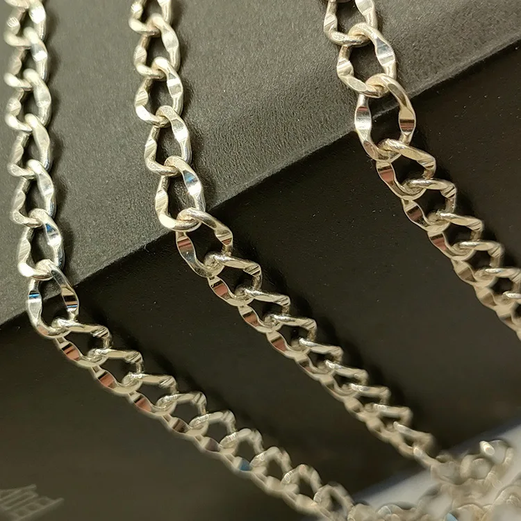 Girls Italian Sterling Silver 925 Chain Thin Neck Chains On Roll For Jewelry Making