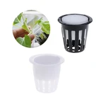 Plant Plastic Pot Plastic Plastic Hydroponic Pot 2 3 5 Inch Hydroponic Growing Plant Mesh Plastic Net Pot