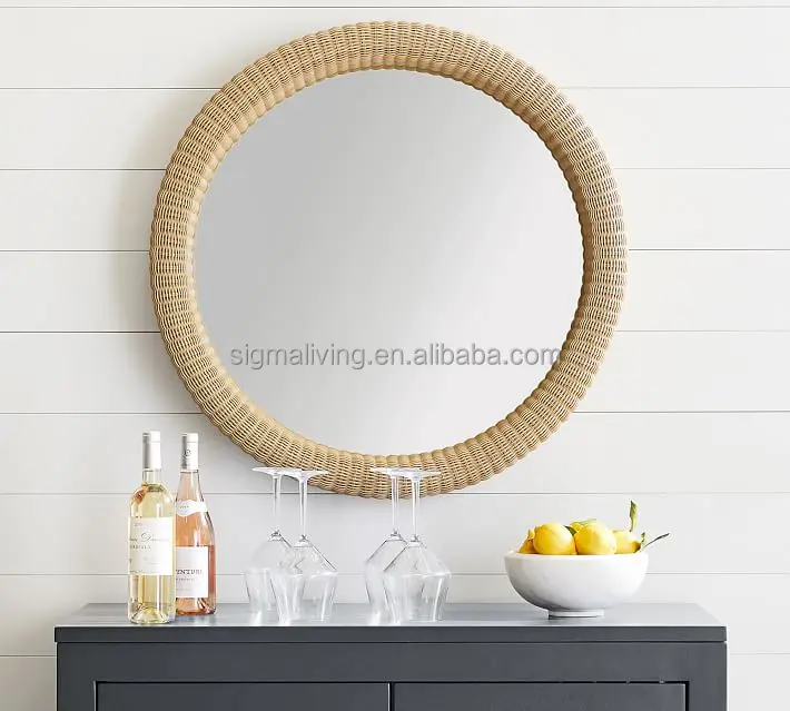 Garden sets furniture outdoor round wall mirror
