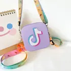 Bag Kids 2021 Silicone Toddlers Girl Coin Crossbody Bag Kawaii Cartoon Kids Purse Tic Tok Purse