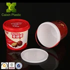 Biscuit Container Customized 1.5L IML Printing Plastic Candy Chocolate Boxes Biscuit Cookie Storage Container