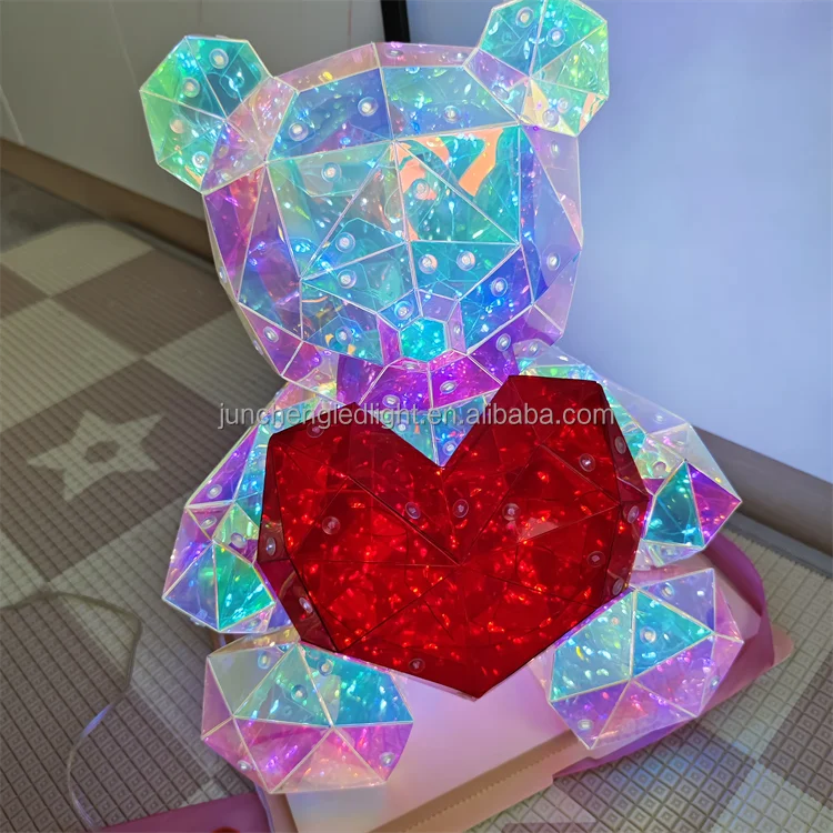 led teddy bear shape night lights