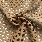 Garment New Garment Home Textile Faux Perforated Suede Knitting Fabric Designs