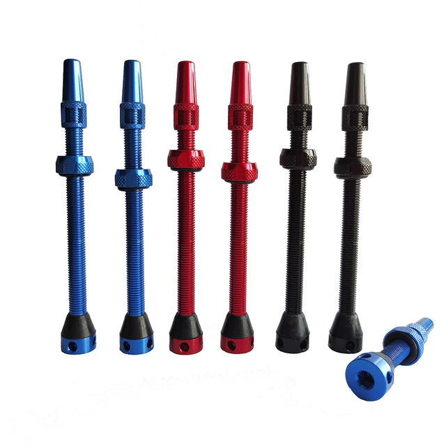 Hot sale Tubeless Presta Valve Stem 40/44/55/60/65/80/100 mm Bicycle Alloy Accessories spare parts