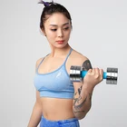 Gym Equipment Gym Equipment Steel Dumbells 2021 New Design Fitness Products Quickly Adjustable Dumbbell Set