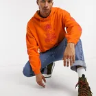 Hoodies Sports OEM Custom Men Hoodies Pullover Sports Plain Sweatshirts Oversize Hoodies Men In Oil Wash Puff Print