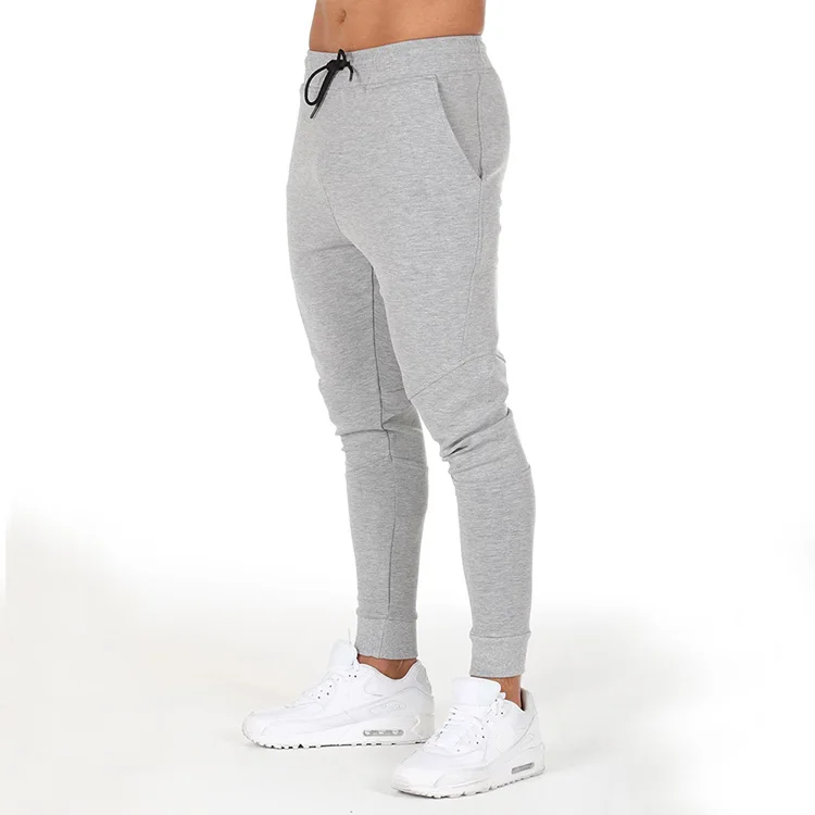 Custom Wholesale Workout Fitness Sweatpants Tapered Slim Fit Gym Cotton Jogger Track pants Man