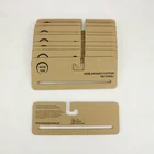 For Scarves Scarf Hanger ECO Logo Recycled 3.5 MM Paper Cardboard Scarf Hanger For Scarves