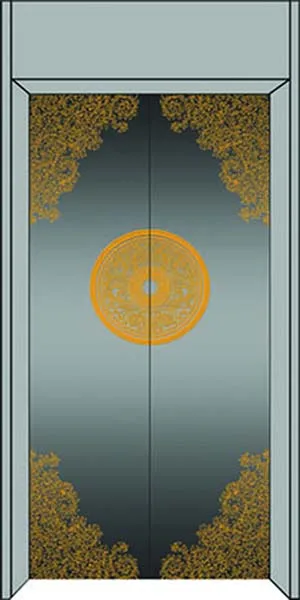 SUS 304 Spiegel 8k Farbe geätzte Edelstahlplatte Wandverkleidung Decken Aufzug Tür 10