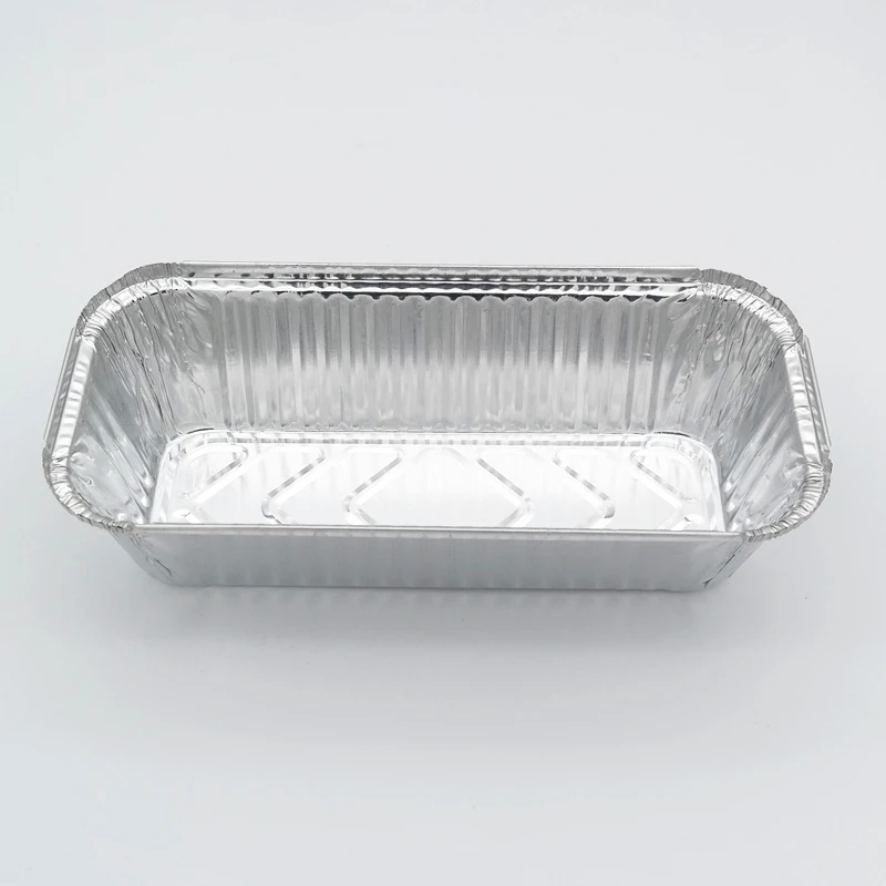 product tia ca55 10 inch shallow rectangular box thermos disposable with lid aluminum foil food container-7