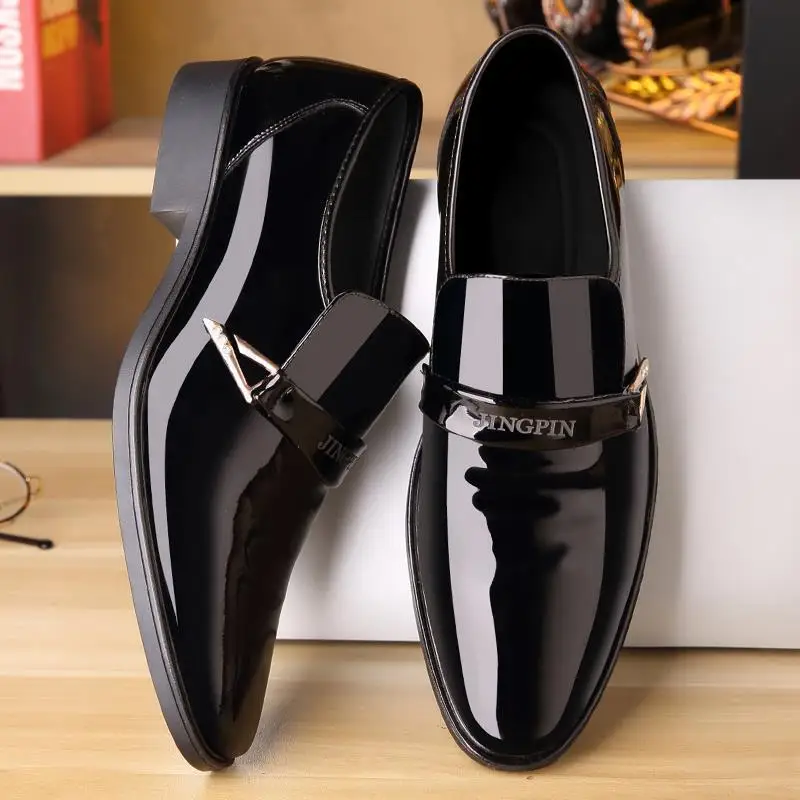 Men Pure Genuine Leather Derby Shoes Office Wear Casual Wear Formal Shoes Men Party Dress Shoes Leather