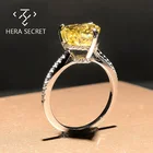 Heart Ring Forever Flame Chic Heart Cut Fancy Pink Diamond Ring Women Jewelry With CVD CZ Moissanite