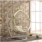 Swing High Quality Garden Balcony Hanging Egg-shaped Rattan Wicker Swing Chair In Outdoor Outdoor Furniture