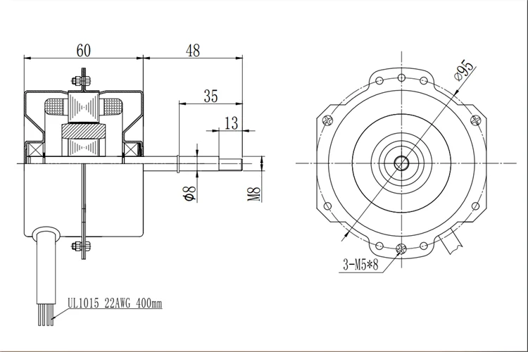 Cross Flow Fan, 30W, Tangential - detail 4
