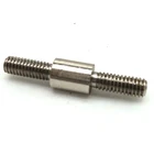 Fasteners Titanium Fasteners Full Threaded M3 Titanium Rod Screw Bolt Double End Thread Rod Bolt