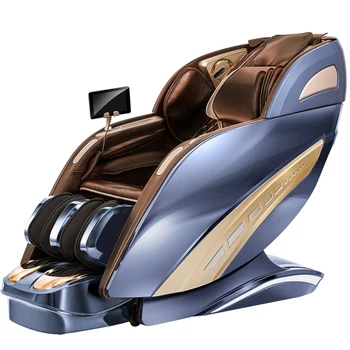 2022 Luxury massage Office chair Electric Ai Smart Recliner 4D Zero Gravity Shiatsu Touch Screen SL Track Massage Chair