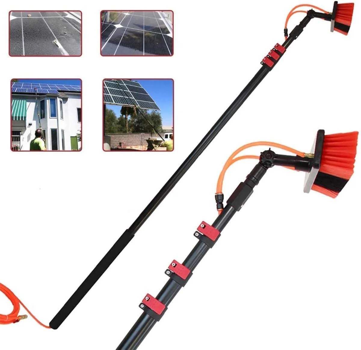 Zhenda Factory Best Standard Manual Version Retractable Aluminum Pole