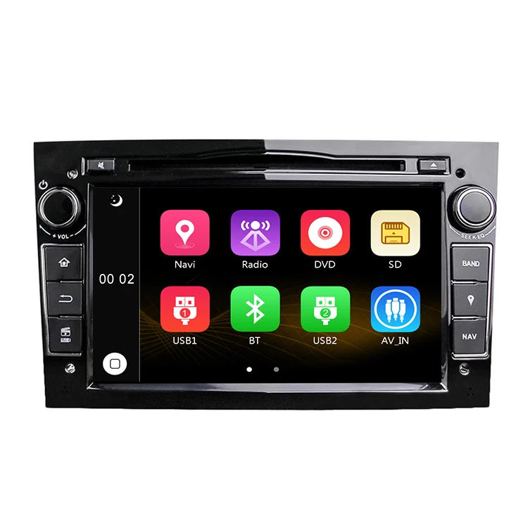 Car Stereo Radio for Opel Vauxhall Corsa Astra Zafira Antara Sat Nav with 7 Inch Touch Screen Double Din Head Unit GPS Navigation Steering Wheel Control Bluetooth Canbus