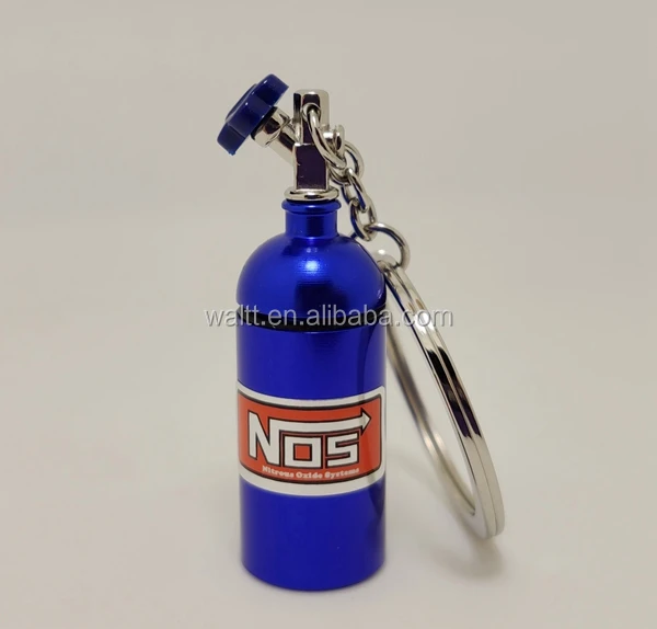 Turbo NOS Nitrous Oxide Bottle Key Chain  Keyring Stash Pill Box Storage h3 