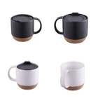 Promotional Ceramics Mug With Cork Base Eco Friendly