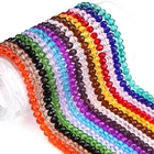 Beads Pujiang Crystal Factory Making Jewelry 6mm Rondelle Glass Beads For Jewelry Making