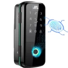 Glass Lock Locks Digital Electronic Biometric Fingerprint Glass Lock For Home Office Smart Glass Lock