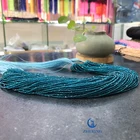 Faceted Beads Wholesale 3mm Rondelle Faceted Glass Beads Blue Zircan Hydro Beads Bracelet