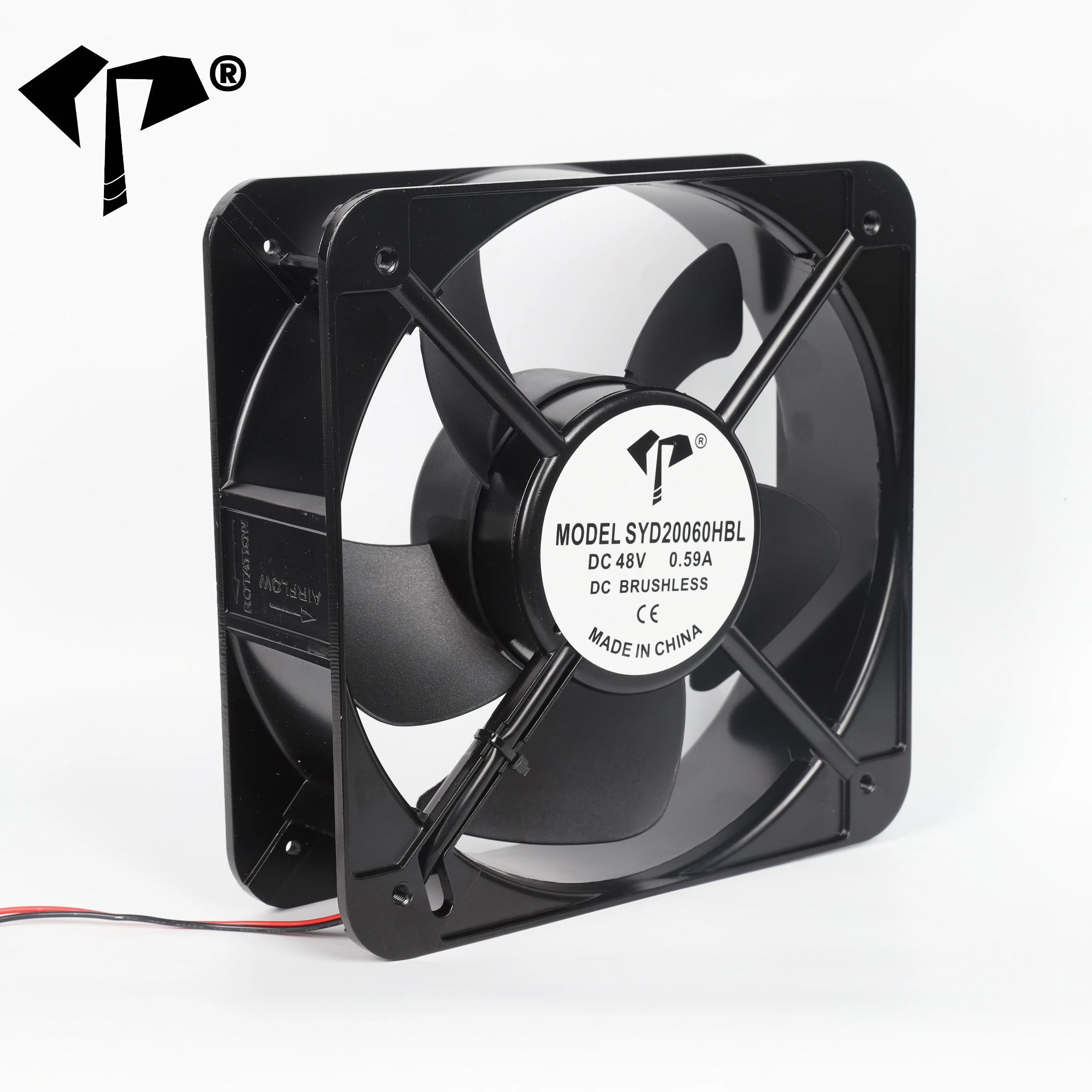 Axial Cooling Fan, 20060, 200mm, 200x200x60mm, 12V/24V/48V - detail 6