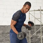 Fit Shirt Men Fitness Shirt Wholesale Gym Wear Dry Fit Fitness Compression Sport T Shirt Men
