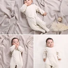 Baby Organic Baby Hot Sell Baby Bodysuit Comfortable Baby Organic Long Sleeve Baby Clothing With Foot