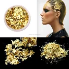 Glitter Flakes Nail Glitter Flakes Wholesale Mixed Blue Silver Glitter Nail Art Foil Leaf Flakes For DIY