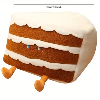 Wholesale 20cm Yummy Chocolate Cake Stuffed Plush Toys Lovely Baby Gifts China Supplier Unisex Soft Plush Fabric PP Cotton