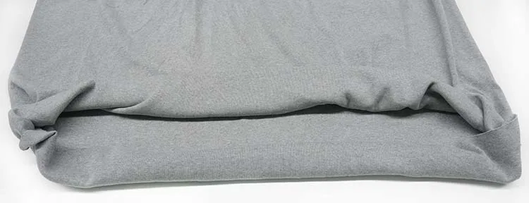 Seamless TOP Tube TShirt Cotton Spandex Free Cut Tubular Knitting Jersey Fabric in Rolling Packing manufacture