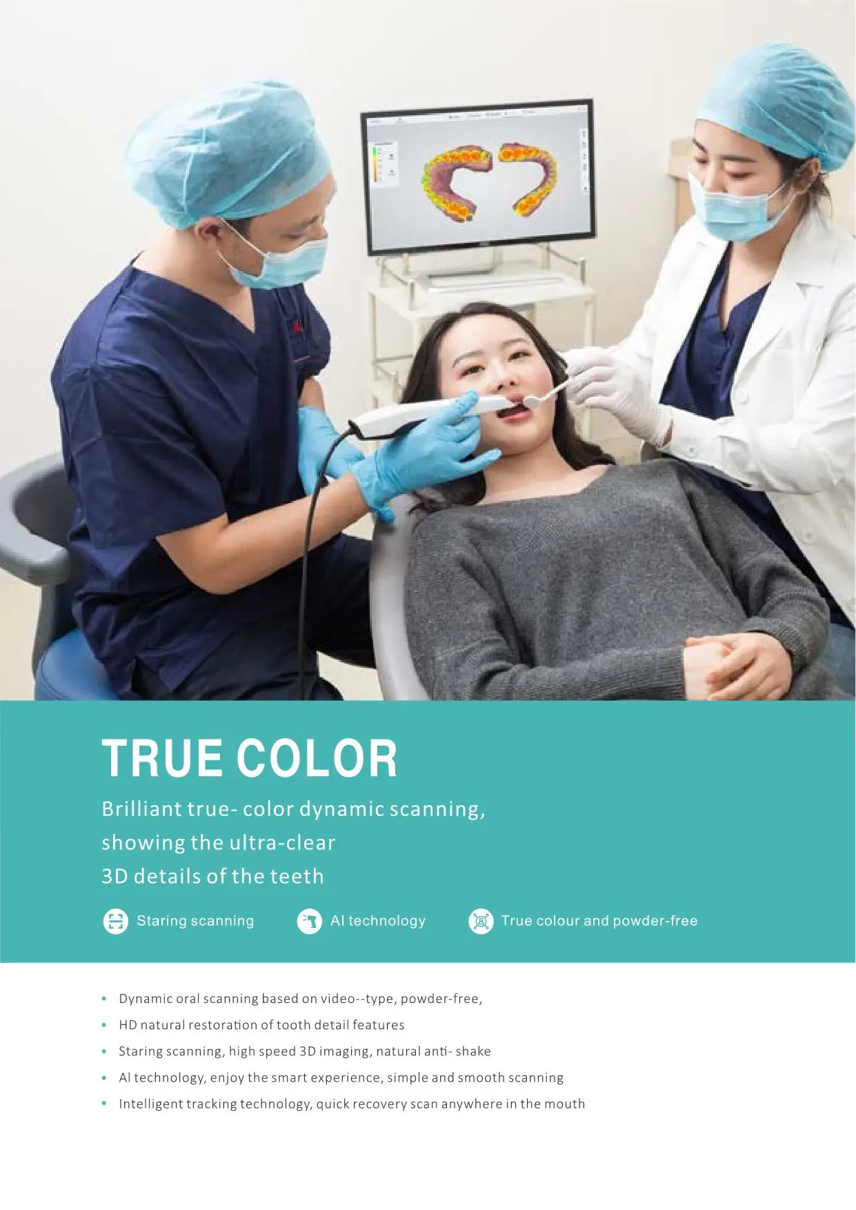 Dental Lab Equipment 3d Scanner Digital Intraoral Impression Instrument