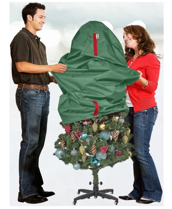 Custom Christmas Tree Storage Bag Large Upright Tree Cover Bag