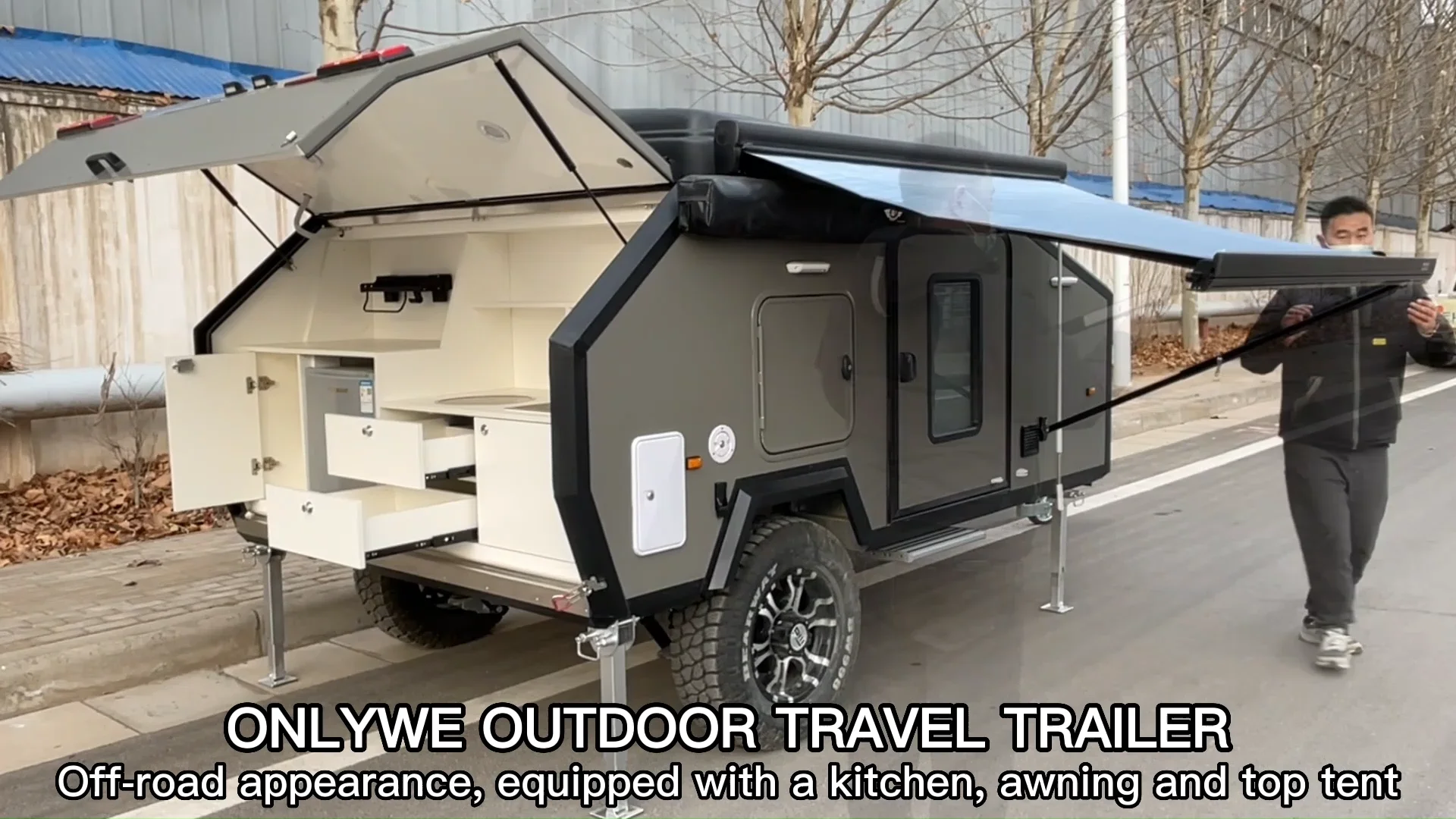 Onlywe Custom Mini Caravan Hybrid Off Road Camper Rv Van Mobile Camping