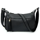 Handbags Women Genuine Leather Cheap Tassel Crossbody Handbags Messenger Shoulder Bag Ladies