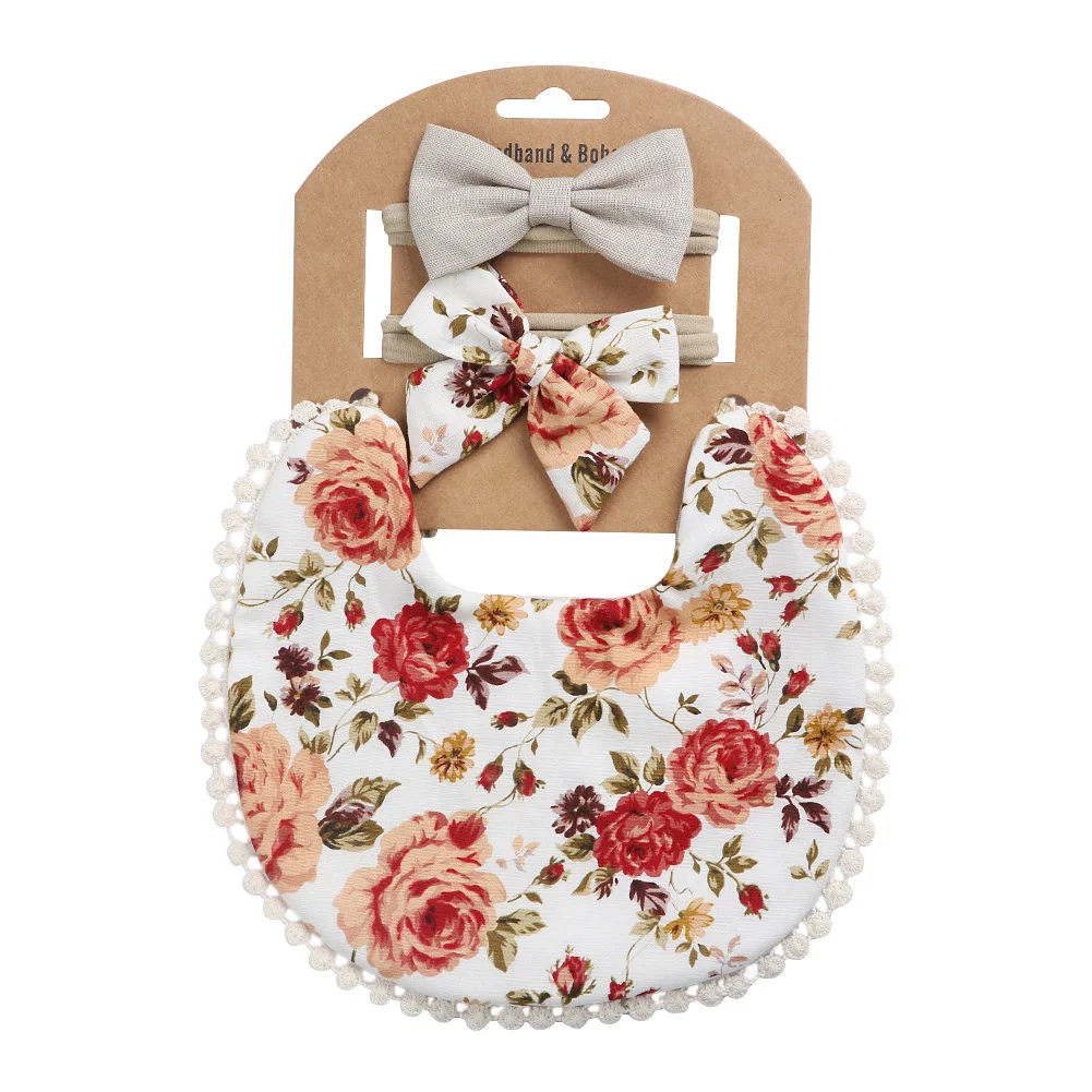 Baby Bib Headband Suit