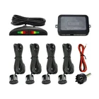 Car Reversing Aid LED Digital Display Sound Alarm Parking Aid Vehicle Blind Zone Monitoring Universal 12V
