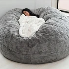 Bean Bag Bean Bag Chair Giant Foam Furniture Bed Big Sofa With Soft Custom Cover Living Room Sofas