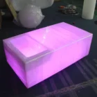 Commercial New Magic Shining Furniture Bistro Led Lounge Table