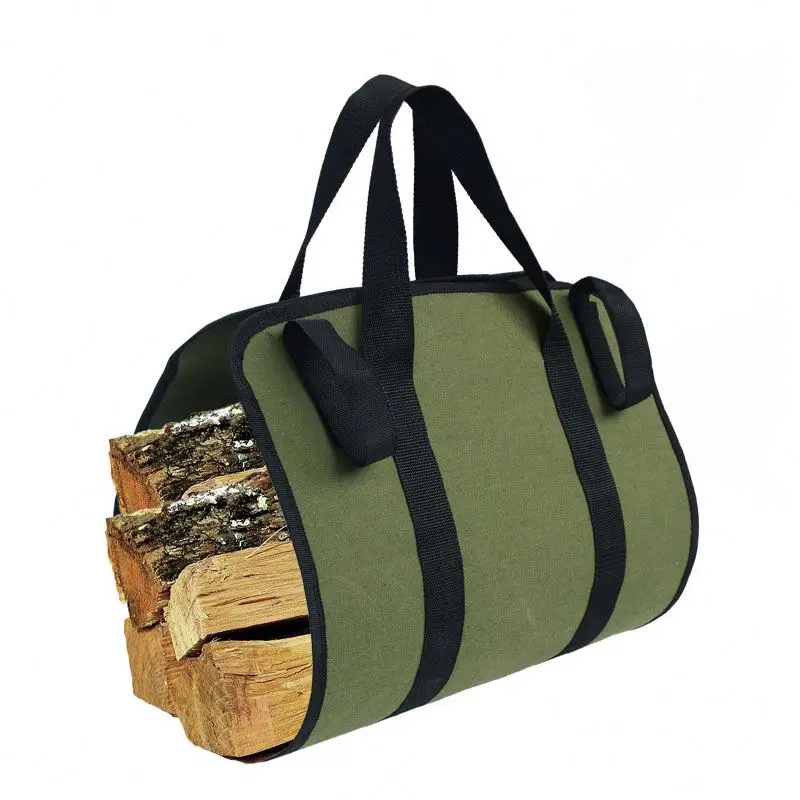 canvas log tote