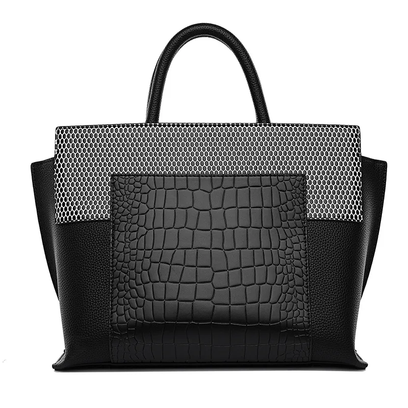 Fashion Ladies Handbags Black Tote Handbags Female New Design Shoulder Crossbody Bag Large Capacity Handbags For Women Luxury