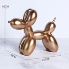 Dog Nordic Creative Fiber Glass Chrome Balloon Dog Home Decoration Art Abstract Balloon Dog Statue